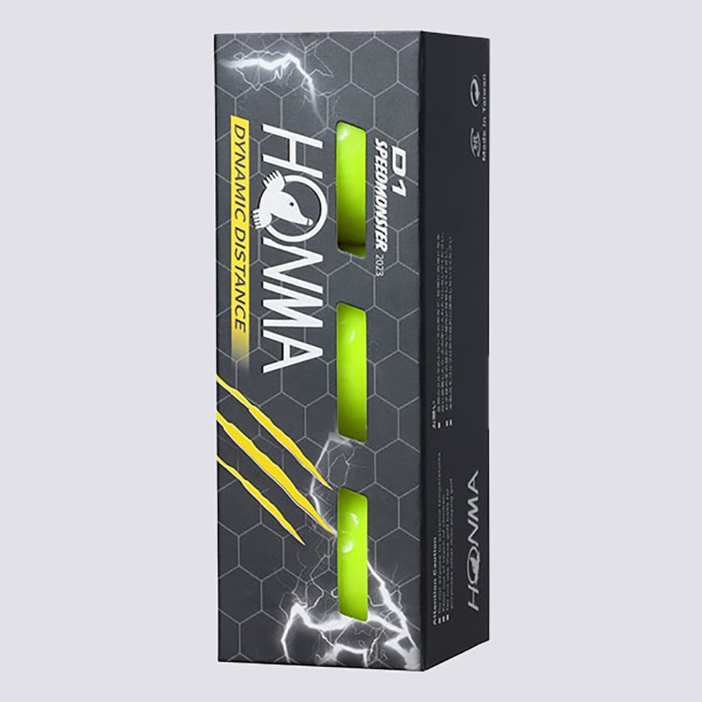 本間ゴルフ（HONMA）（メンズ、レディース）【3ダースセット】D1 SPEEDMONSTER 2023 0030 YE 3ダース(36個入り)