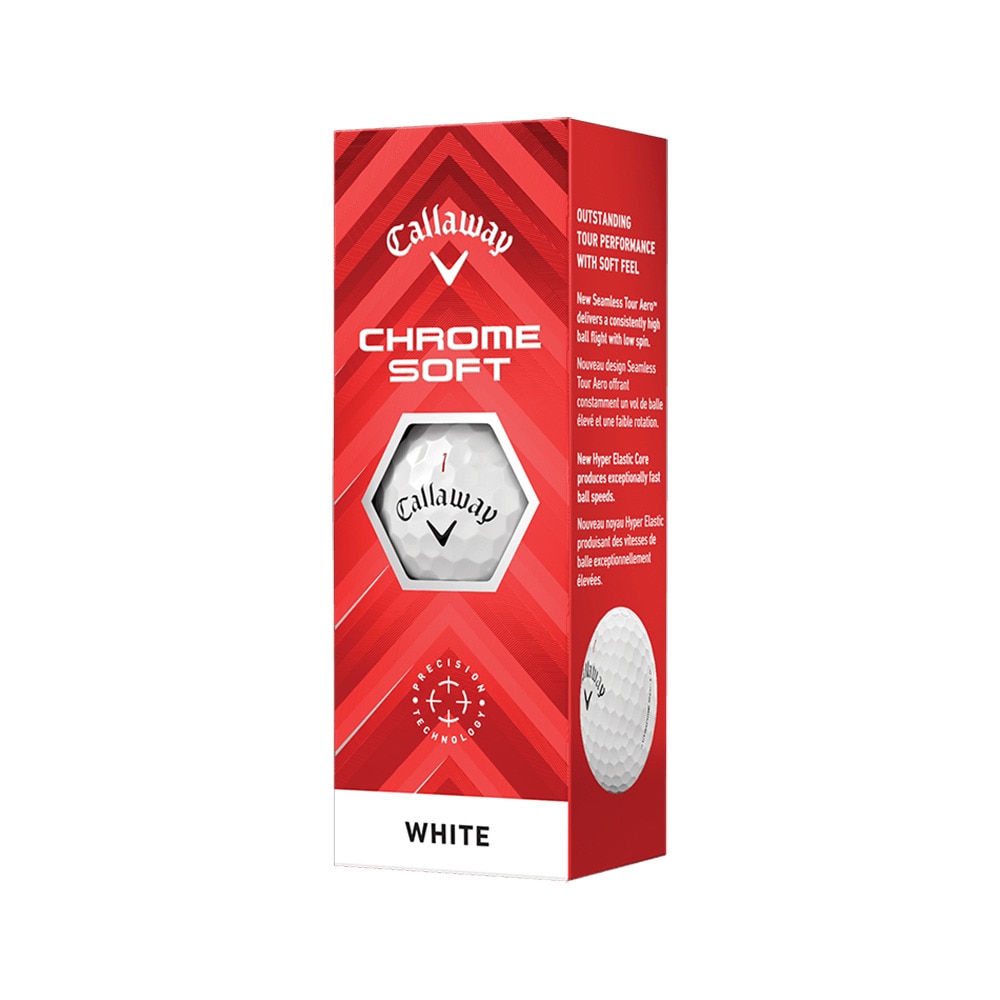 キャロウェイ（CALLAWAY）（メンズ）ゴルフボール クロムソフト CHROME SOFT ダース(12個入り) 