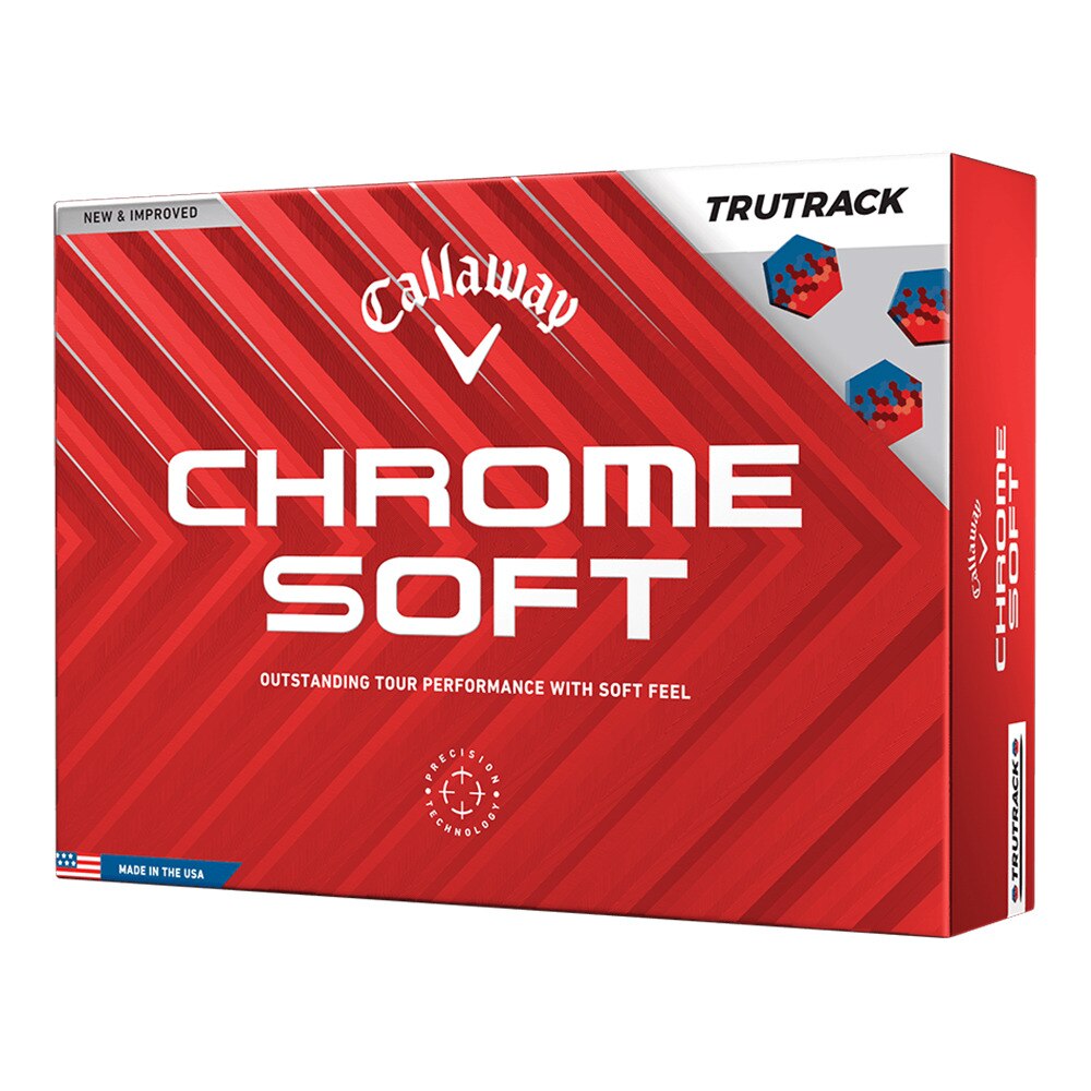 キャロウェイ（CALLAWAY）（メンズ）ゴルフボール クロムソフト CHRM SFT 24 TRUTRK 3B ダース(12個入り)
