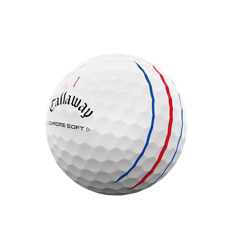 キャロウェイ（CALLAWAY）（メンズ）ゴルフボール クロムソフト CHROME SOFT トリプル・トラック ダース(12個入り) 