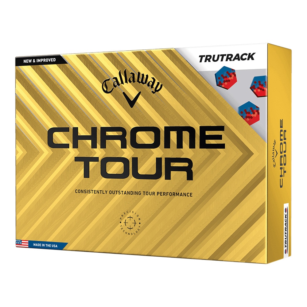キャロウェイ（CALLAWAY）（メンズ）ゴルフボール クロムツアー CHRM TOUR 24 TRUTRK 3B ダース(12個入り)