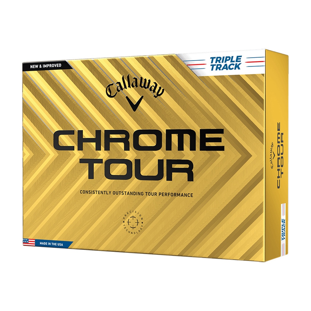 キャロウェイ（CALLAWAY）（メンズ）ゴルフボール クロムツアー CHROME TOUR トリプル・トラック ダース(12個入り) 