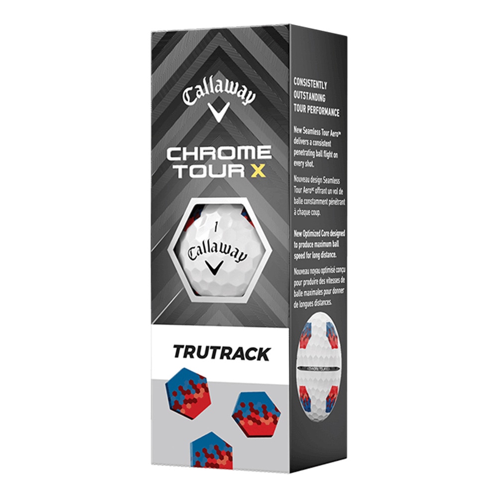キャロウェイ（CALLAWAY）（メンズ）ゴルフボール クロムツアー CHRM TOUR X 24 TRUTRK 3B ダース(12個入り)