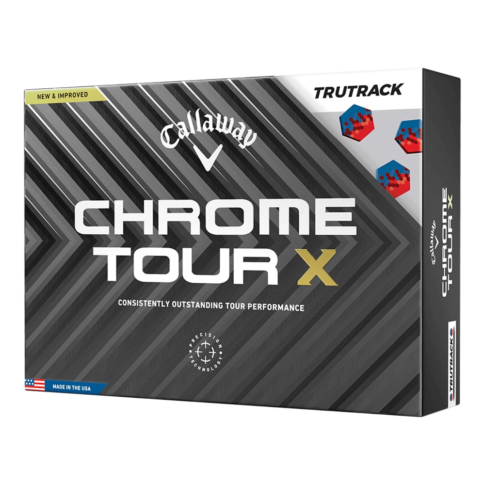 キャロウェイ（CALLAWAY）（メンズ）ゴルフボール クロムツアー CHRM TOUR X 24 TRUTRK 3B ダース(12個入り)