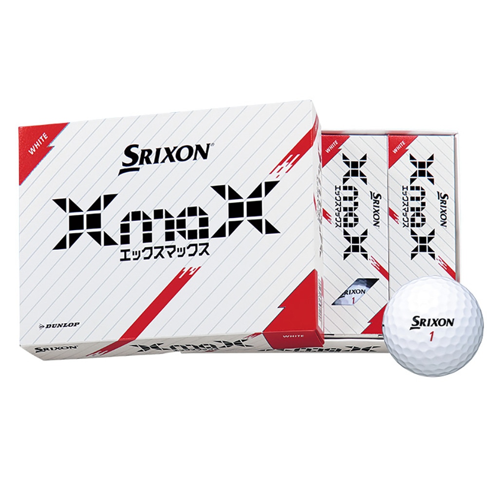 スリクソン（SRIXON）（メンズ）ゴルフボール XmaX WHT ダース(12個入り)