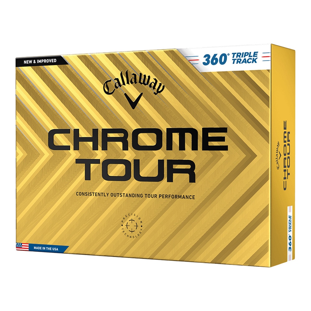 キャロウェイ（CALLAWAY）（メンズ）ゴルフボール クロムツアー 360TT CHRM TOUR 24 3B ダース(12個入り)