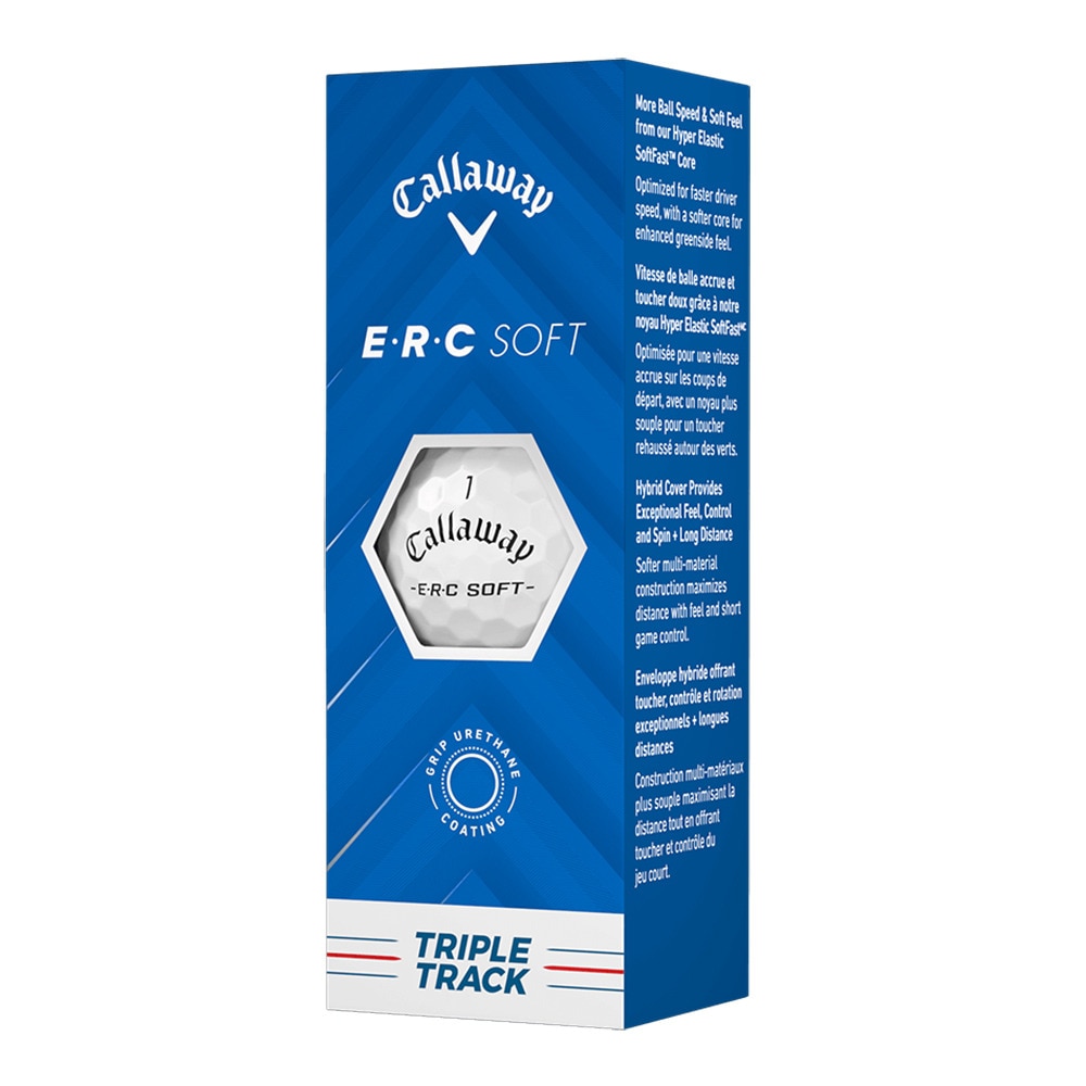 キャロウェイ（CALLAWAY）（メンズ）ゴルフボール ERCSOFT 25 TT 3B ダース(12個入り)