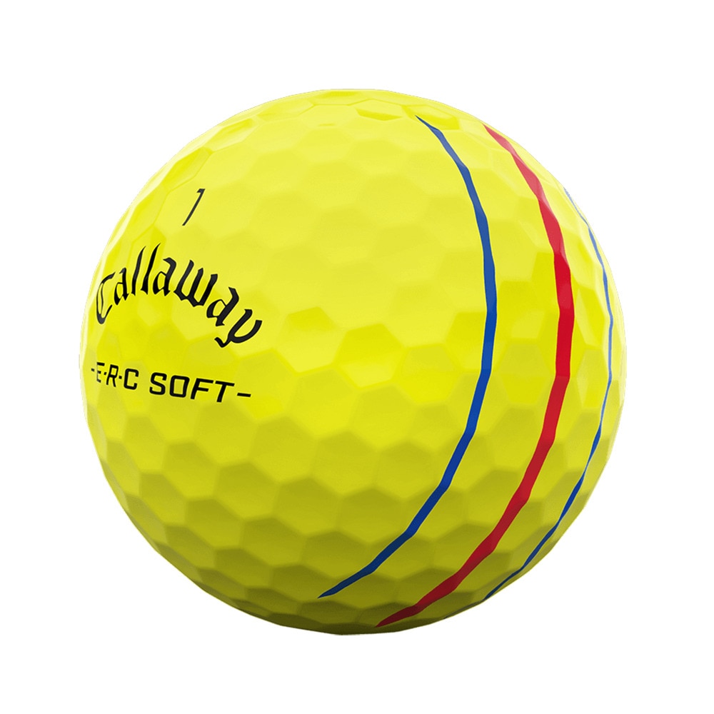 キャロウェイ（CALLAWAY）（メンズ）ゴルフボール ERC SOFT YLW 25 TT 3B ダース(12個入り)