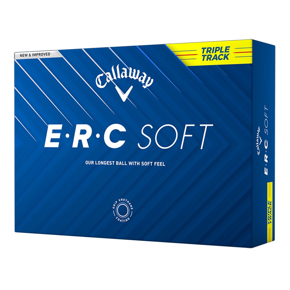 キャロウェイ（CALLAWAY）（メンズ）ゴルフボール ERC SOFT YLW 25 TT 3B ダース(12個入り)