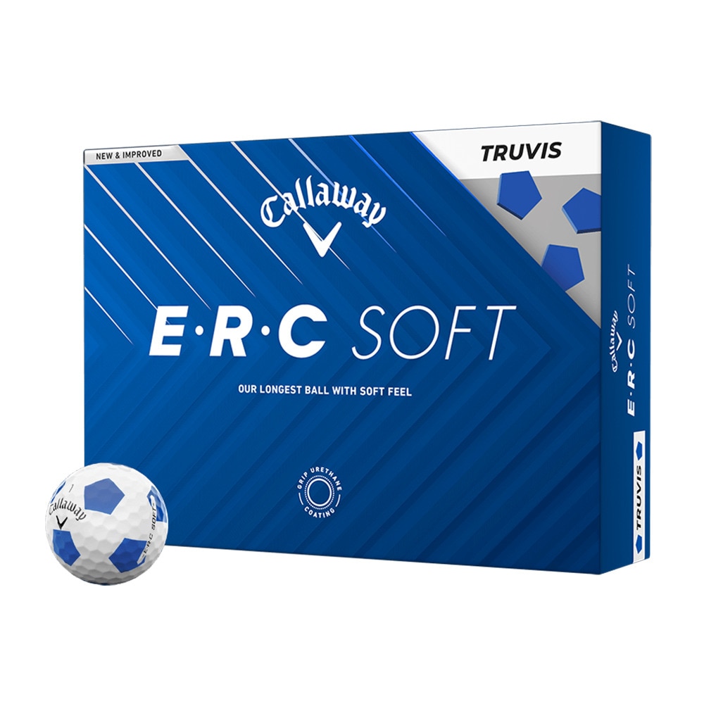 キャロウェイ（CALLAWAY）（メンズ）ゴルフボール ERCSFT 25 TRVS BLU 3B ダース(12個入り)