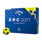 (メンズ)ゴルフボール ERCSFT YLW 25 TRVS BLK 3B ダース(12個入り)