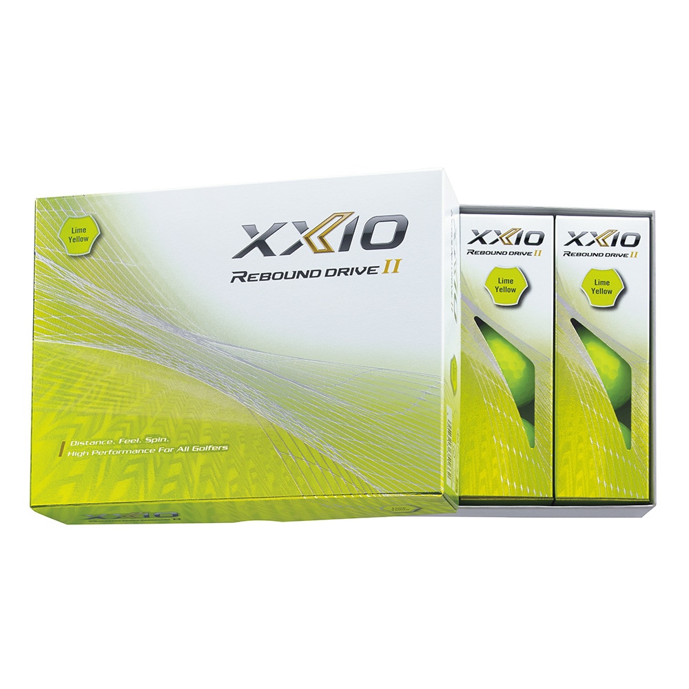 ゼクシオ（XXIO）（メンズ）【3ダースセット】ゴルフボール リバウンド ドライブ XXIOボールRD2 XN RD2 YEL 3ダース(36個入り)