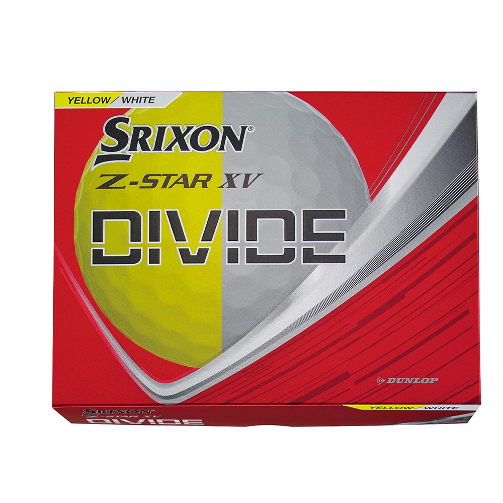 スリクソン（SRIXON）（メンズ）ゴルフボール ゼットスター Z-STAR XV9 ディバイド SN ZSXV9 DIV WY ダース(12個入り)