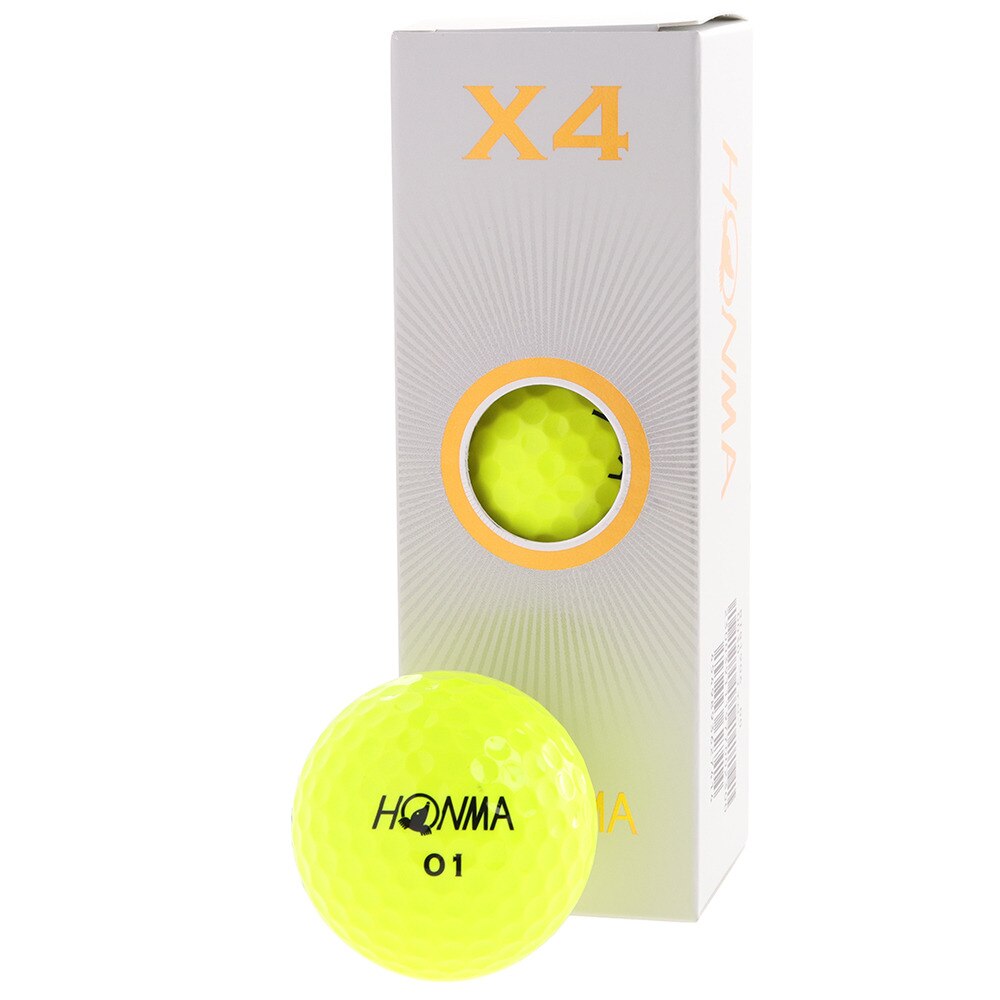 ゴルフボール X4 Ye 3個入り Btq1906 Ye 本間ゴルフ ヴィクトリアゴルフ ゴルフボール X4 Ye 3個入り Btq1906 Ye 本間ゴルフ ヴィクトリアゴルフ