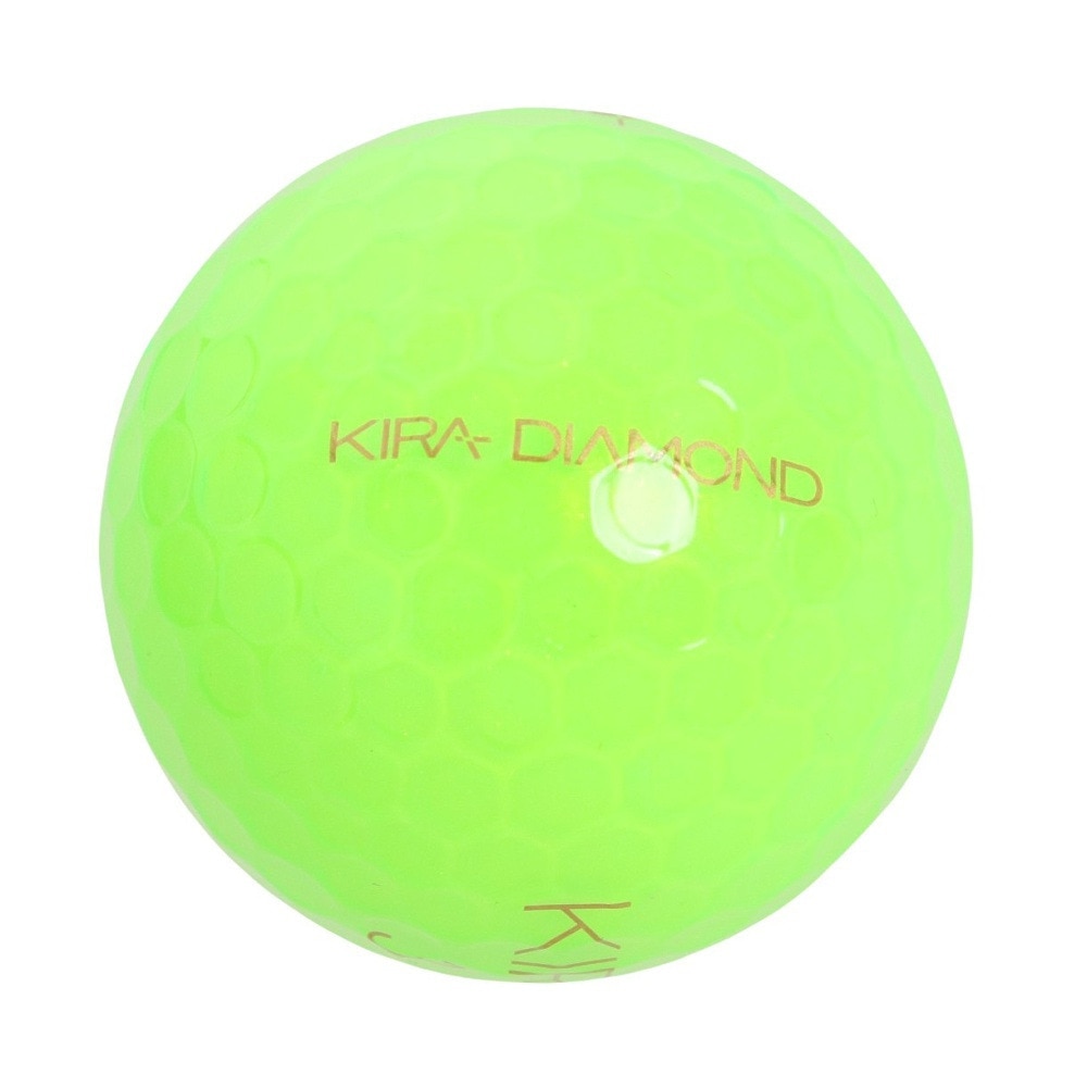 キャスコ（KASCO）（メンズ、レディース）ゴルフボール KIRA DIAMOND グリーン 3個入り