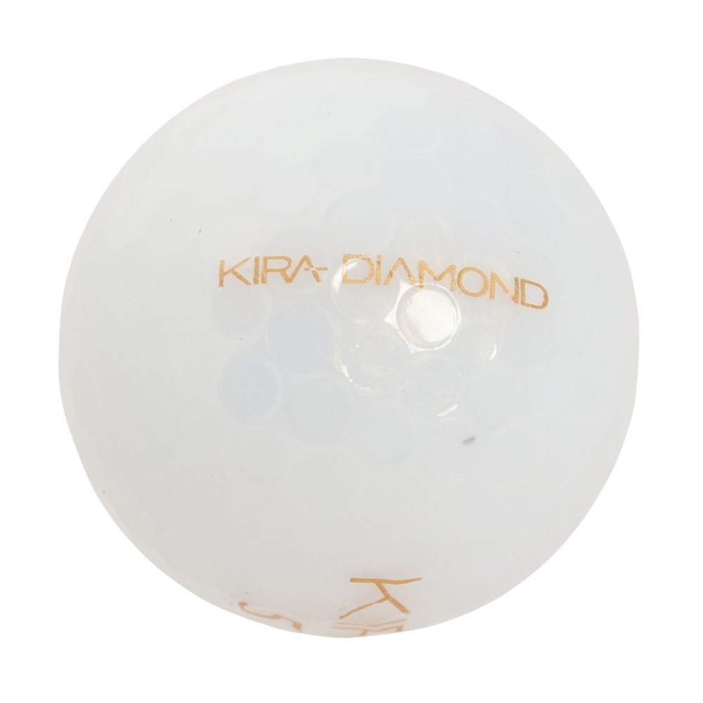 キャスコ（KASCO）（メンズ、レディース）ゴルフボール KIRA DIAMOND ホワイト 3個入り