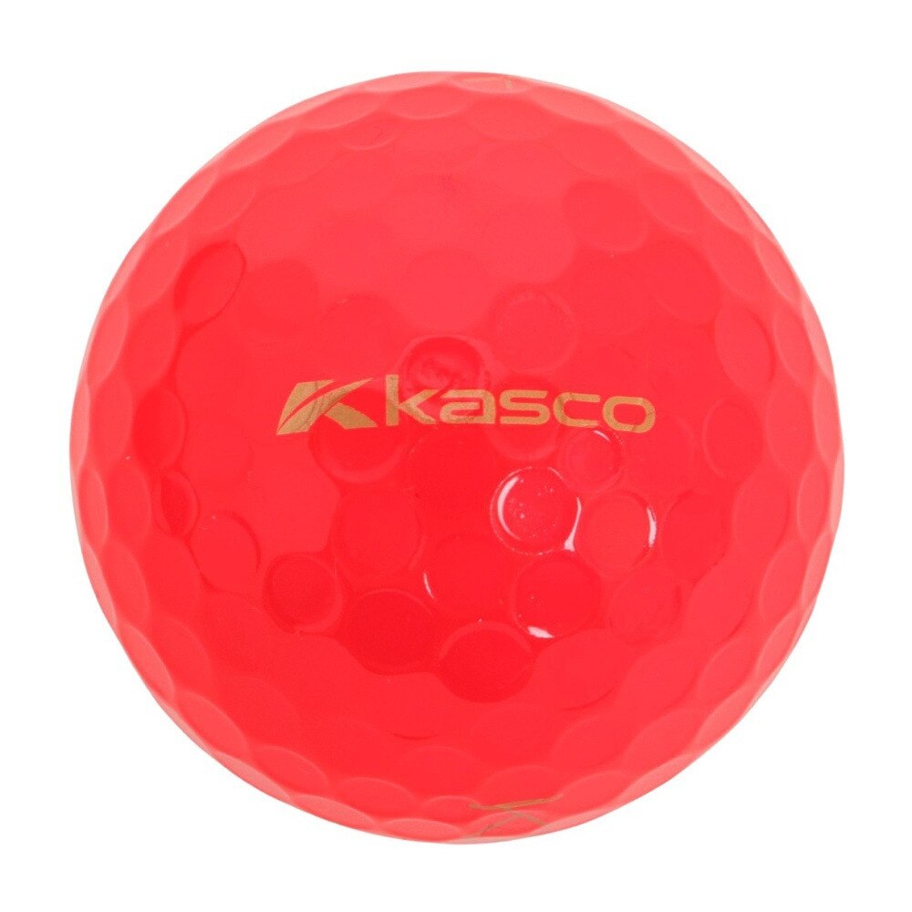 キャスコ（KASCO）（メンズ、レディース）ゴルフボール KIRA DIAMOND レッド 3個入り