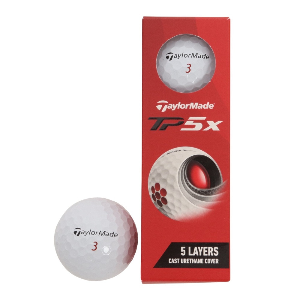 テーラーメイド（TAYLORMADE）（メンズ）TP5x ボール 1スリーブ ゴルフ用品はヴィクトリアゴルフ