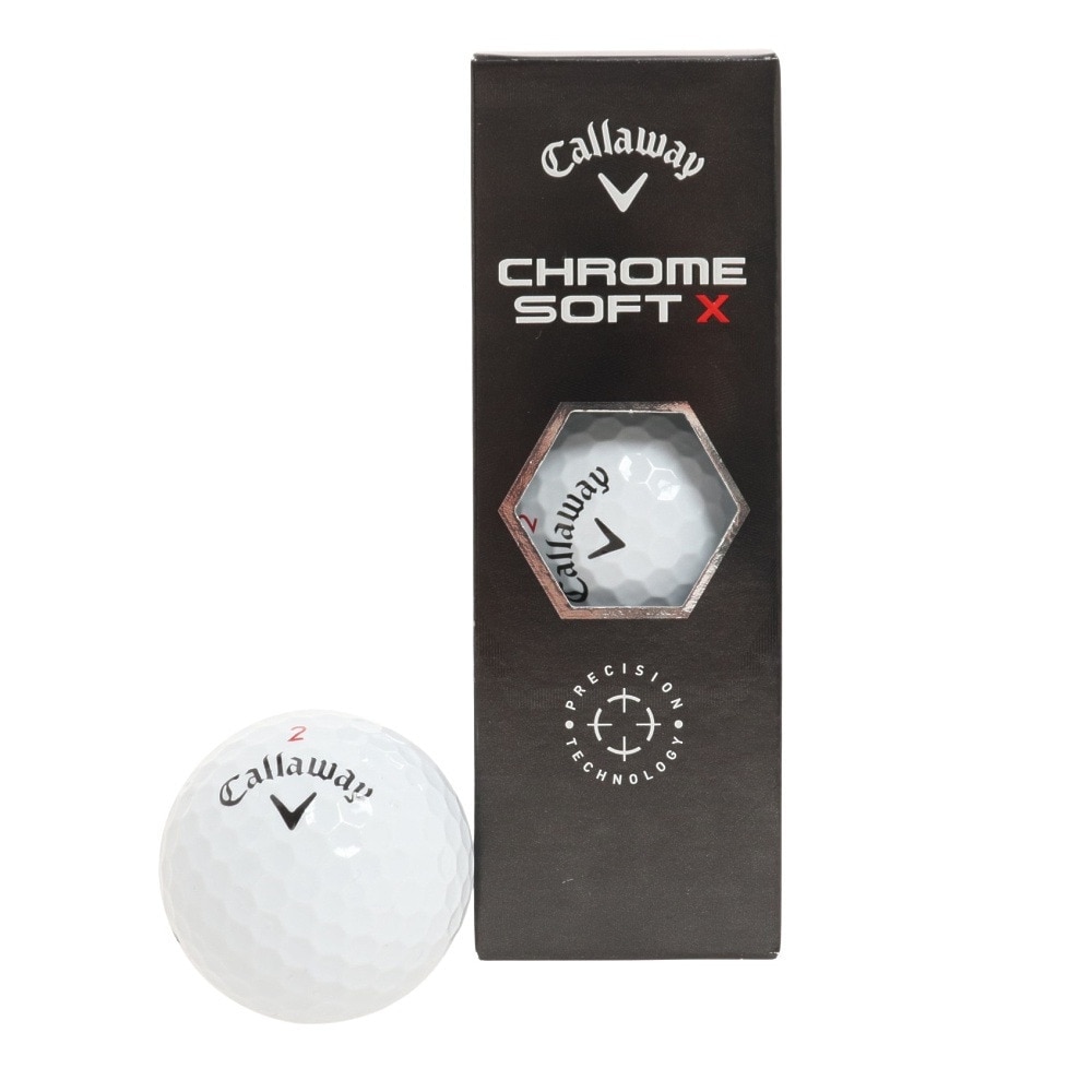 キャロウェイ（CALLAWAY）（メンズ）CHROME SOFT X ボール 3個入り BL