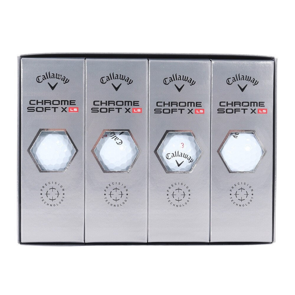 キャロウェイ（CALLAWAY）（メンズ）CHROME SOFT X LS ゴルフボール 22 DZ ダース(12個入り)