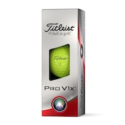 タイトリスト（TITLEIST）（メンズ）ゴルフボール PRO V1x プロV1x イエロー T2148S-3PJ スリーブ(3個入り)