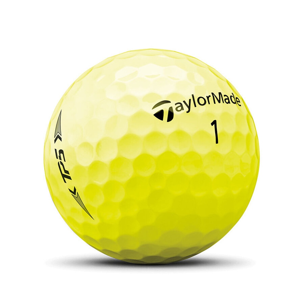 テーラーメイド（TAYLORMADE）（メンズ）ゴルフボール TP5 イエローボール 2021年モデル ダース(12個入り)