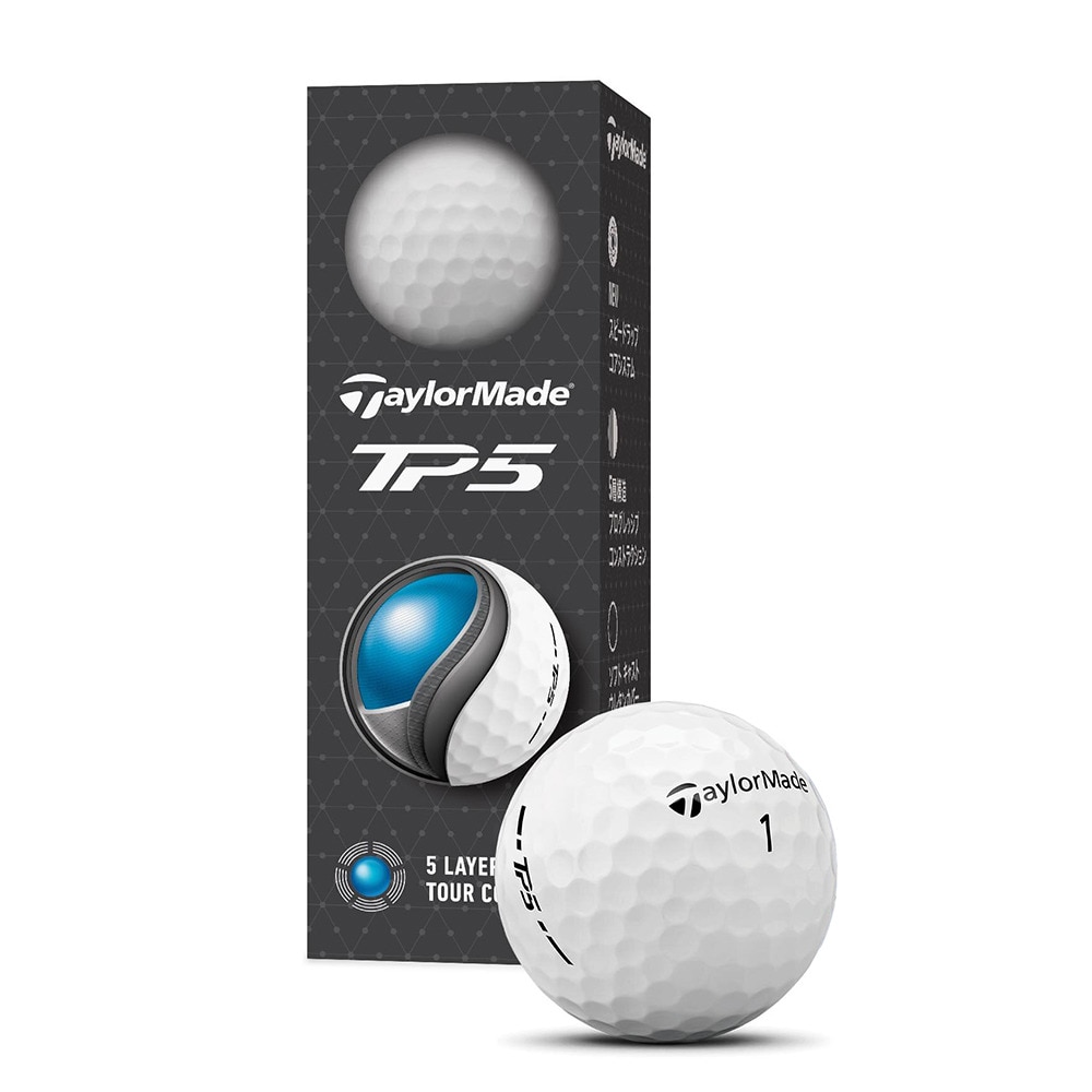 テーラーメイド（TAYLORMADE）（メンズ）ゴルフボール 24 TP5 スリーブ(3個入り)