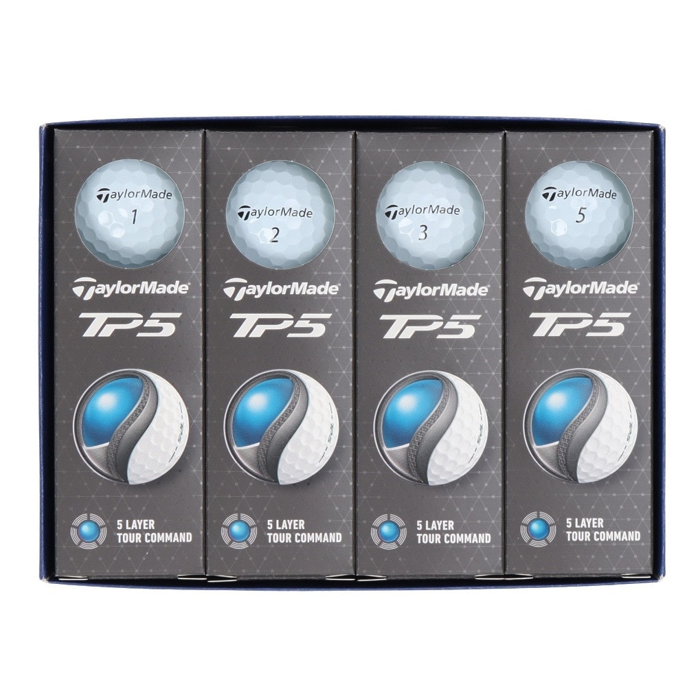 テーラーメイド（TAYLORMADE）（メンズ）ゴルフボール 24 TP5 ダース(12個入り)