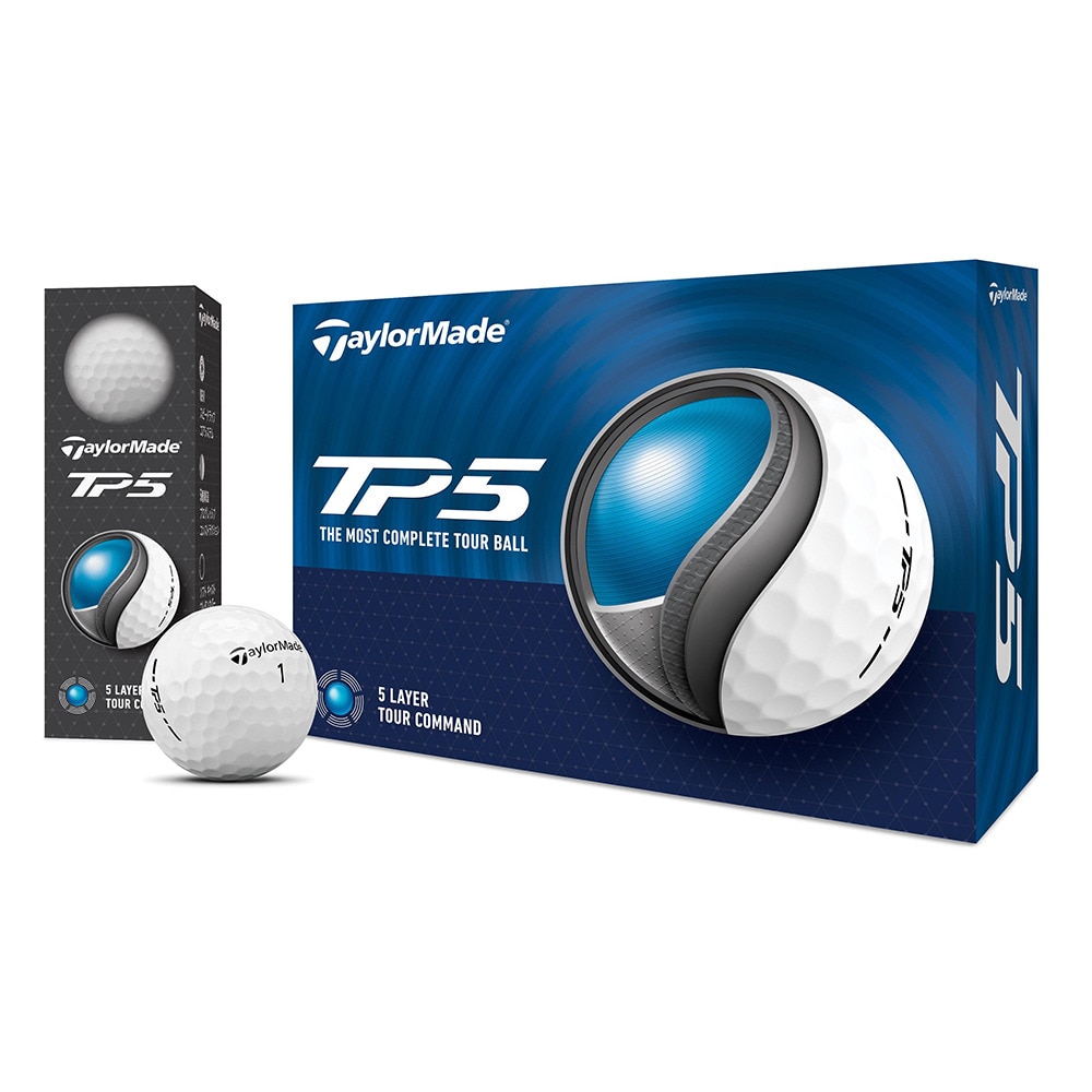 テーラーメイド（TAYLORMADE）（メンズ）ゴルフボール 24 TP5 ダース(12個入り)