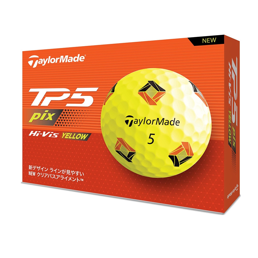 テーラーメイド（TAYLORMADE）（メンズ）ゴルフボール TP5 Ye pix ボール ダース(12個入り)