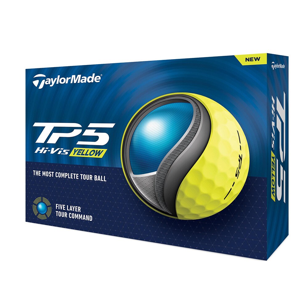 テーラーメイド（TAYLORMADE）（メンズ）ゴルフボール 24 TP5 Yellow ダース(12個入り)