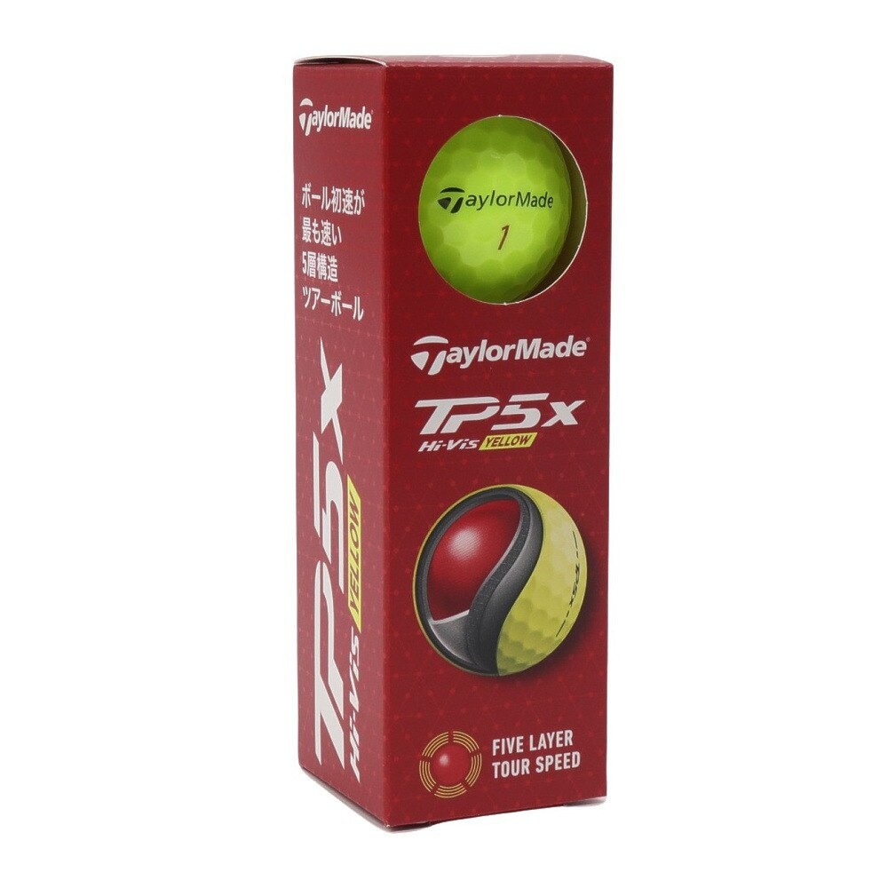 テーラーメイド（TAYLORMADE）（メンズ）ゴルフボール 24 TP5x Yellow ダース(12個入り)