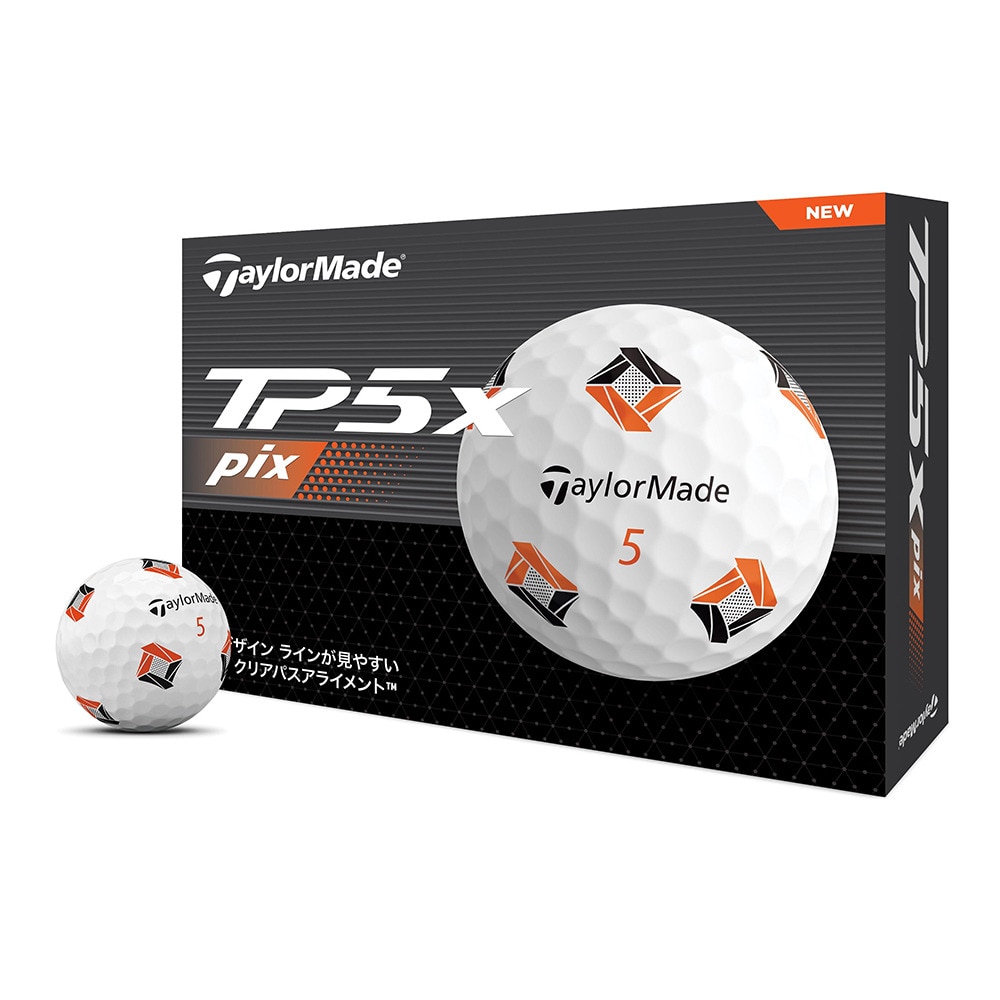 テーラーメイド（TAYLORMADE）（メンズ）ゴルフボール 24 TP5x pix ダース(12個入り)