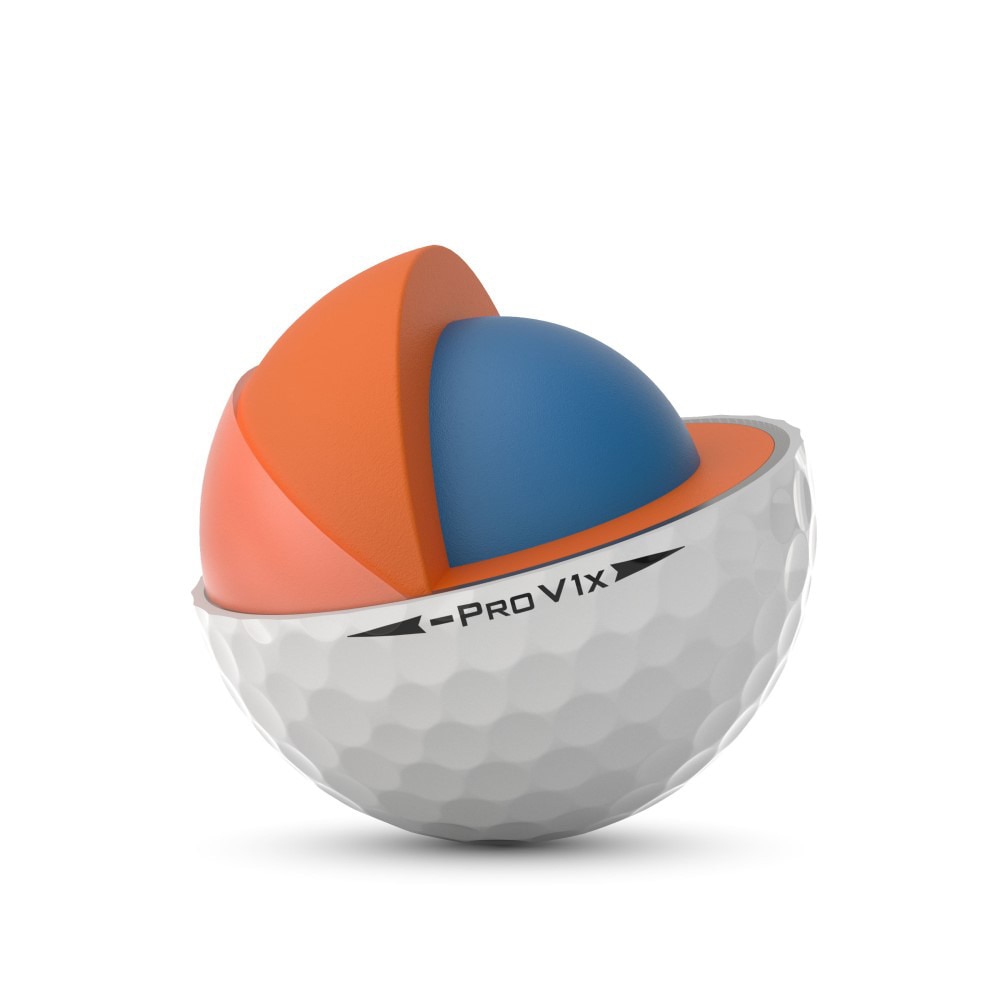 タイトリスト（TITLEIST）（メンズ）ゴルフボール 24 PRO V1X LEFT DASH 3P T204L6S-3PJ スリーブ(3個入り)