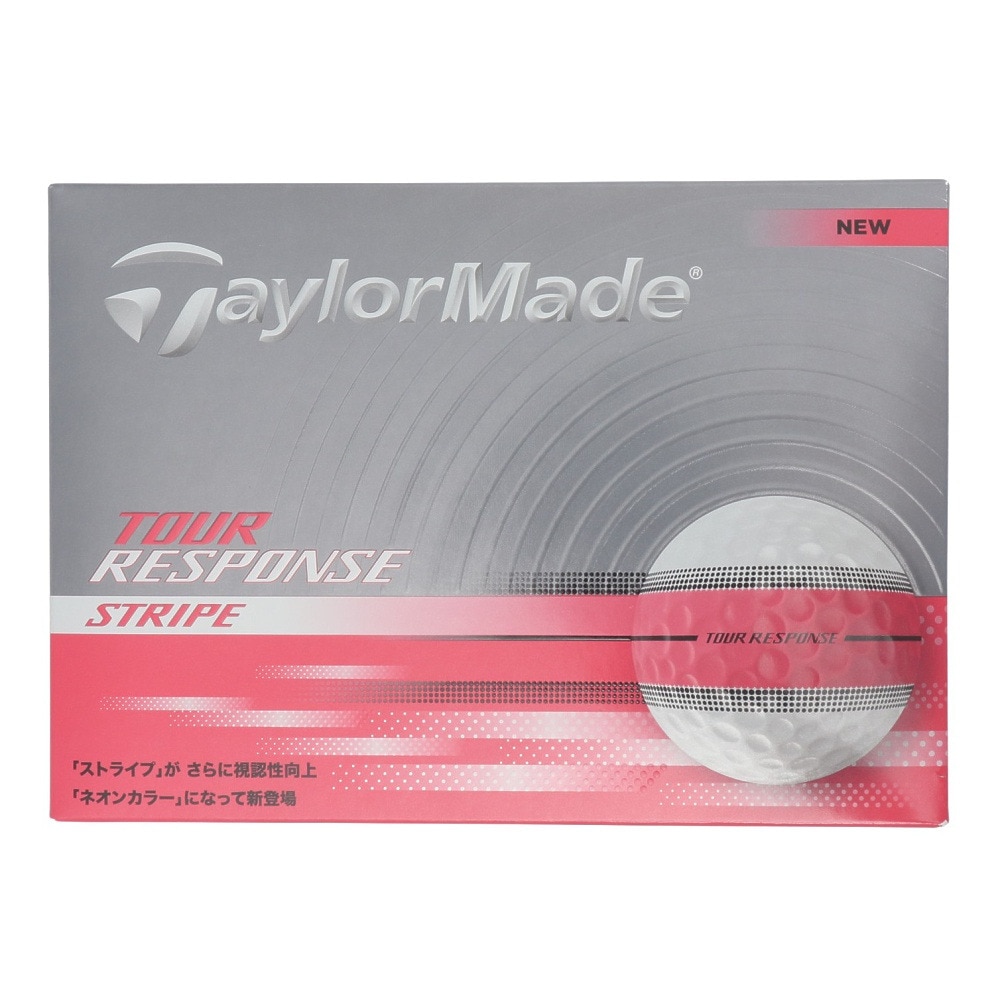 テーラーメイド（TAYLORMADE）（メンズ、レディース）ゴルフボール25 TR Stripe PNK 3b ダース(12個入り)