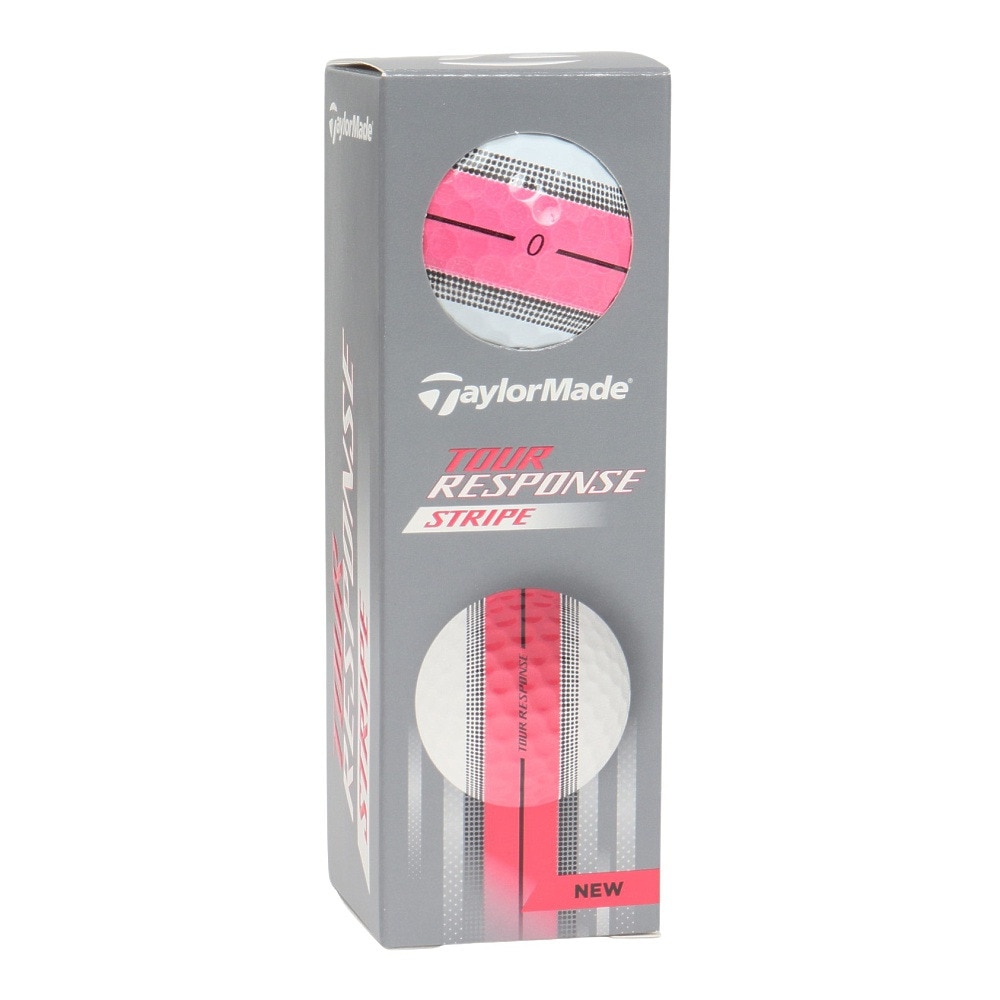 テーラーメイド（TAYLORMADE）（メンズ、レディース）ゴルフボール25 TR Stripe PNK 3b ダース(12個入り)