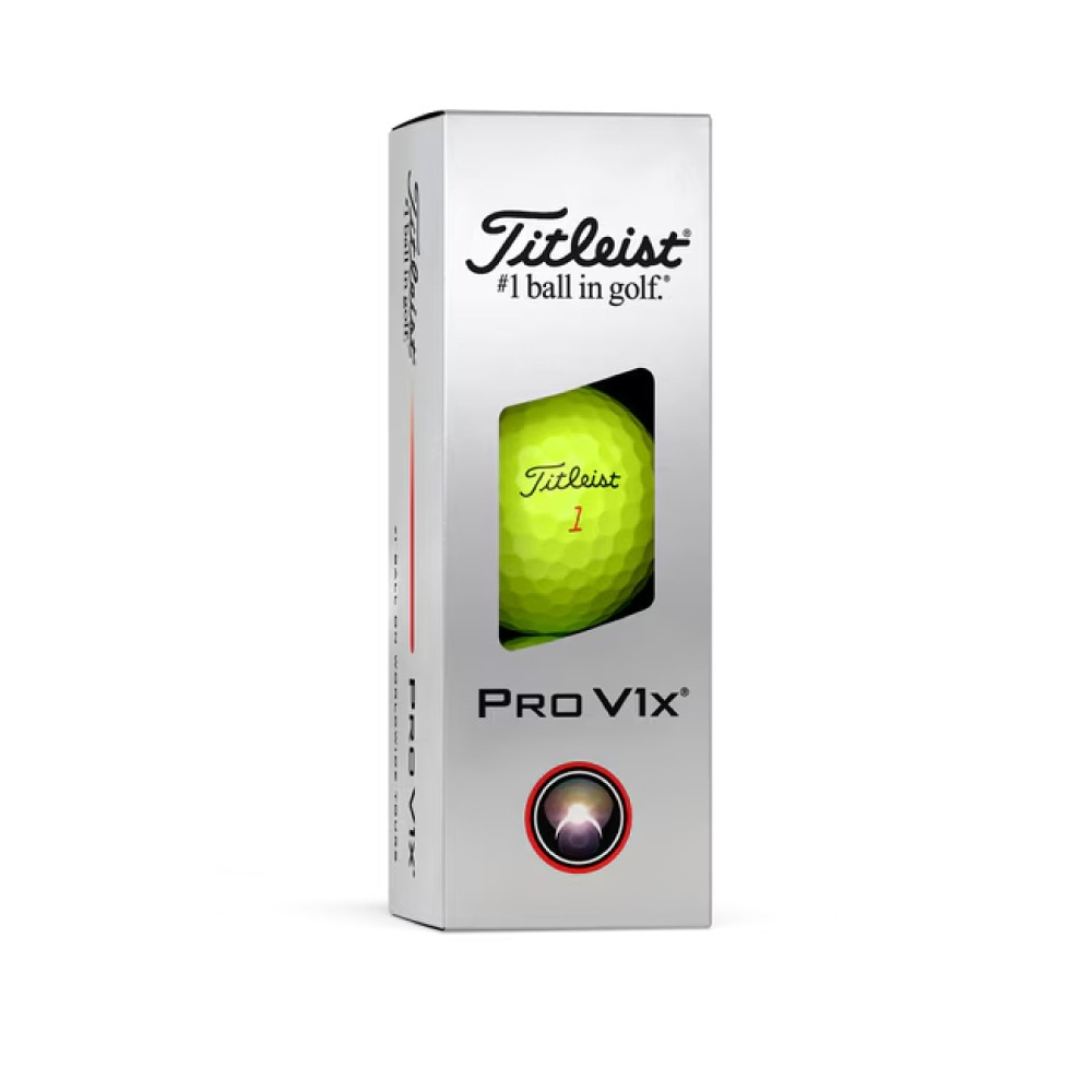 タイトリスト（TITLEIST）（メンズ）PRO V1X YEL 3P ゴルフボール T2149S-3PJ スリーブ(3個入り)