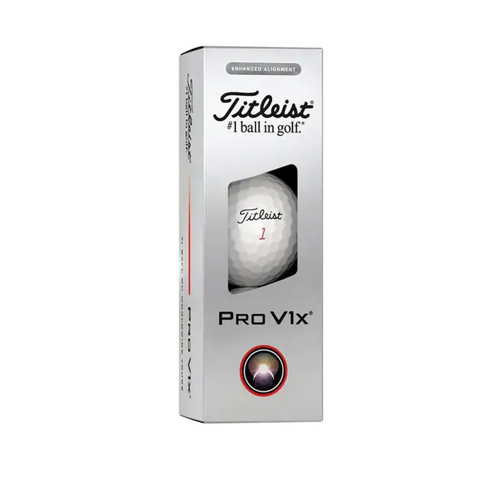 タイトリスト（TITLEIST）（メンズ、レディース）ゴルフボール PRO V1X 25 EH スリーブ(3個入り) T2049S-EA-J