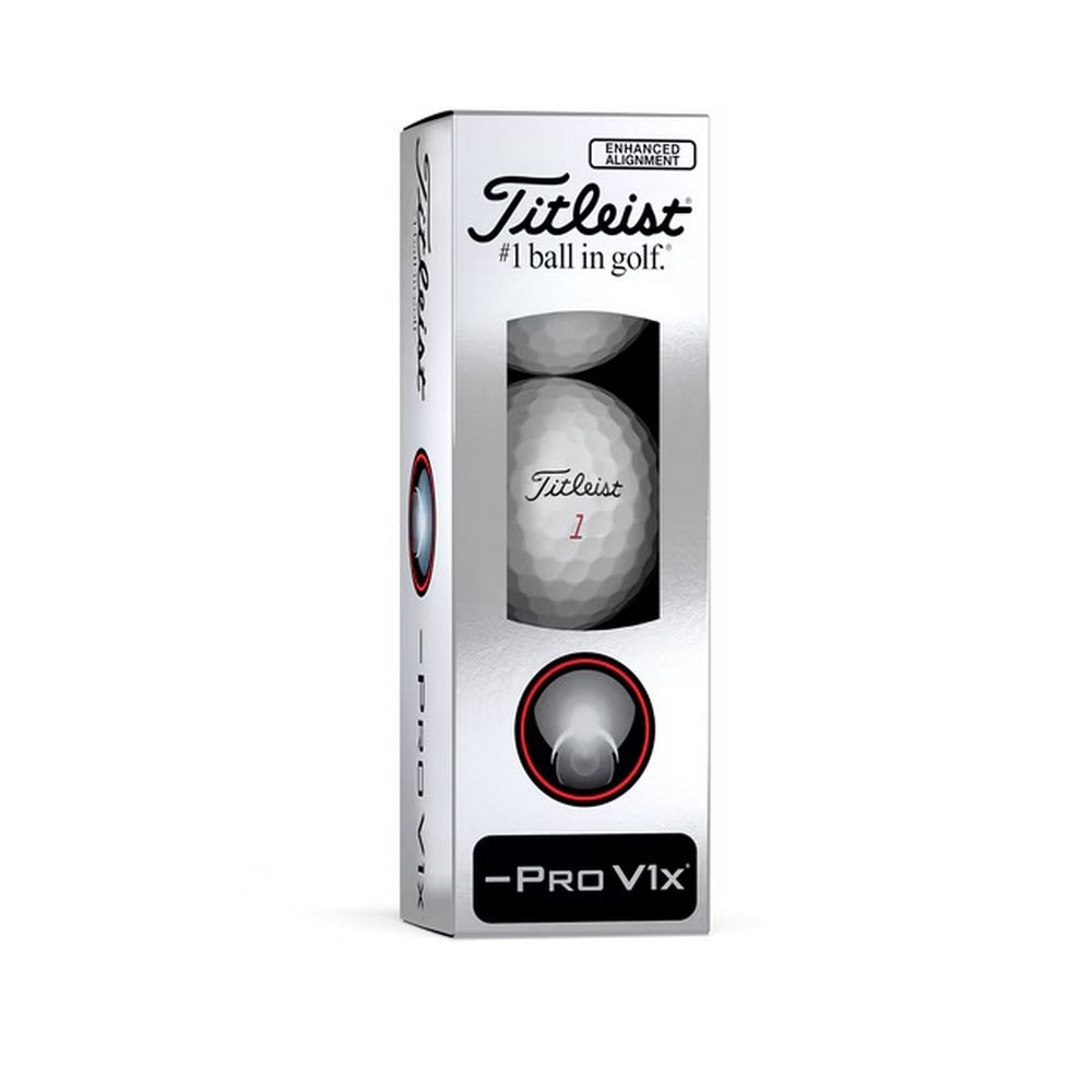 タイトリスト（TITLEIST）（メンズ、レディース）ゴルフボール PRO V1X LEFT DASH EH スリーブ(3個入り) T204L6S-EA-J