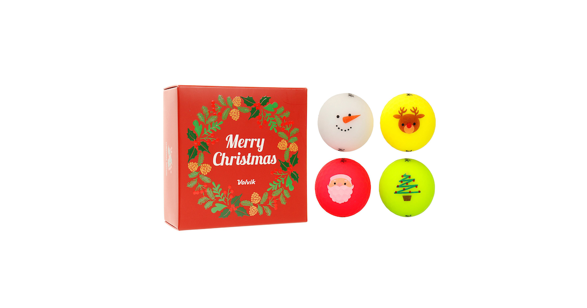 ゴルフ ボール ビビッド 19 クリスマスパッケージ 4個入り X Mas 4p Pack 19 ボルビック ヴィクトリアゴルフ