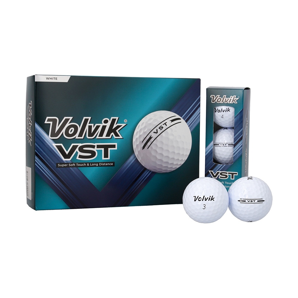ボルビック（Volvik）（メンズ）VST ゴルフボール VV5UNA14 WHT ダース