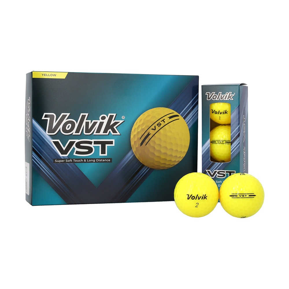 ボルビック（Volvik）（メンズ）VST ゴルフボール VV5UNA14 WHT ダース