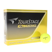 ツアーステージ（TOURSTAGE）（メンズ）ゴルフボール EXTRA DISTANCE イエロー (1ダース 12個) オンライン価格