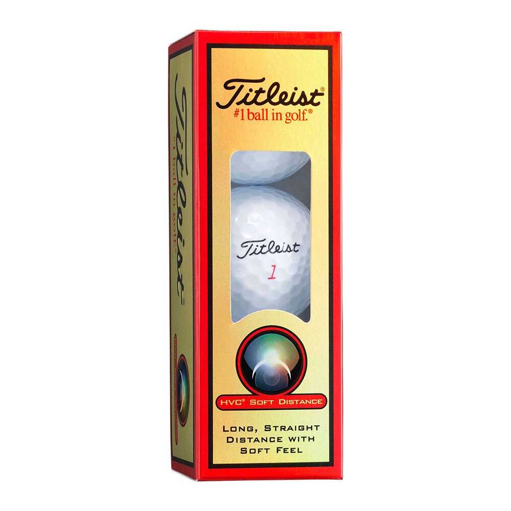 タイトリスト（TITLEIST）（メンズ、レディース、キッズ）ボール タイトリスト HVC SOFT DISTANCE05 1HVSD-J05 1ダース(12個)