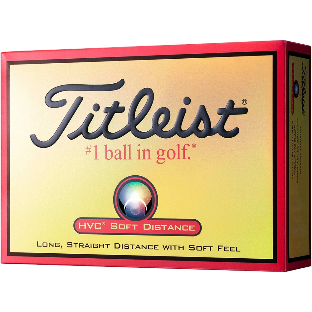 タイトリスト（TITLEIST）（メンズ、レディース、キッズ）ボール タイトリスト HVC SOFT DISTANCE05 1HVSD-J05 1ダース(12個)