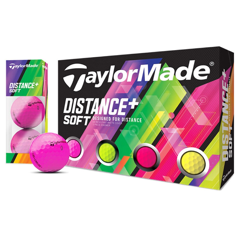 テーラーメイド（TAYLORMADE）（メンズ）ゴルフボール 1ダース ディスタンス プラス マルチ DISTANCE+ multi