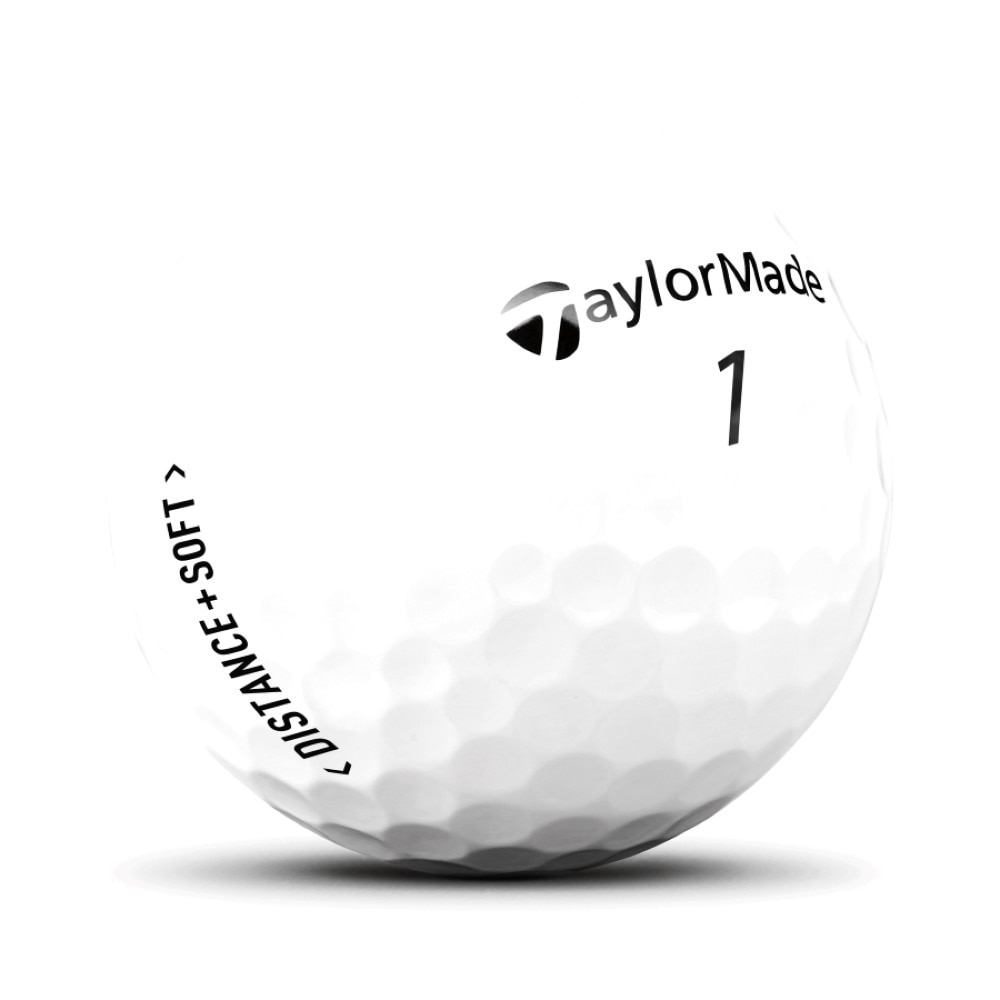 テーラーメイド（TAYLORMADE）（メンズ）ゴルフボール ディスタンス ソフト ボール 1ダース(12個) DIS+SOFT WHT