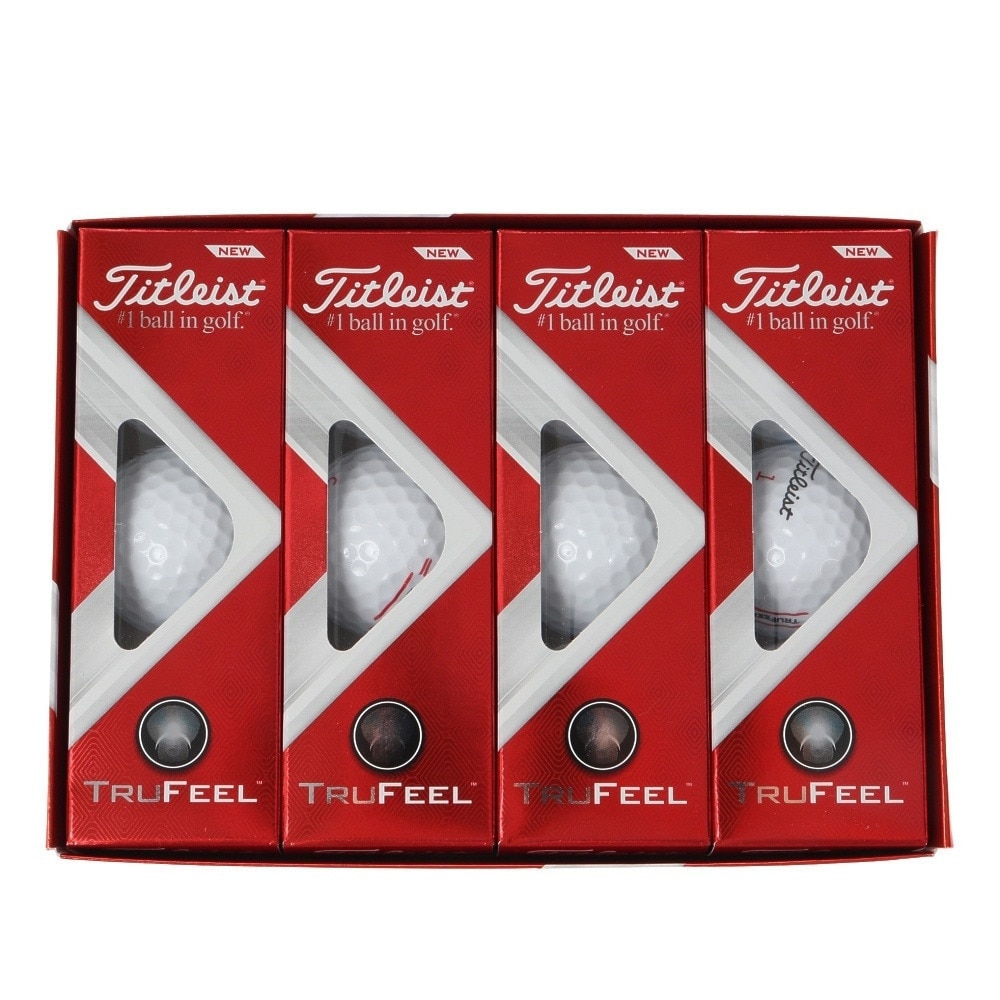 タイトリスト（TITLEIST）（メンズ）ゴルフボール TRUFEEL 12個入り T6035S-J