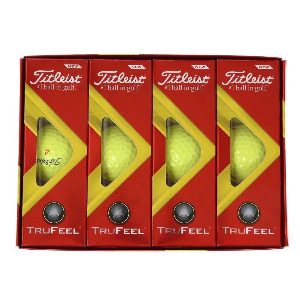 タイトリスト（TITLEIST）（メンズ）ゴルフボール TRUFEEL 12個入り T6135S-J