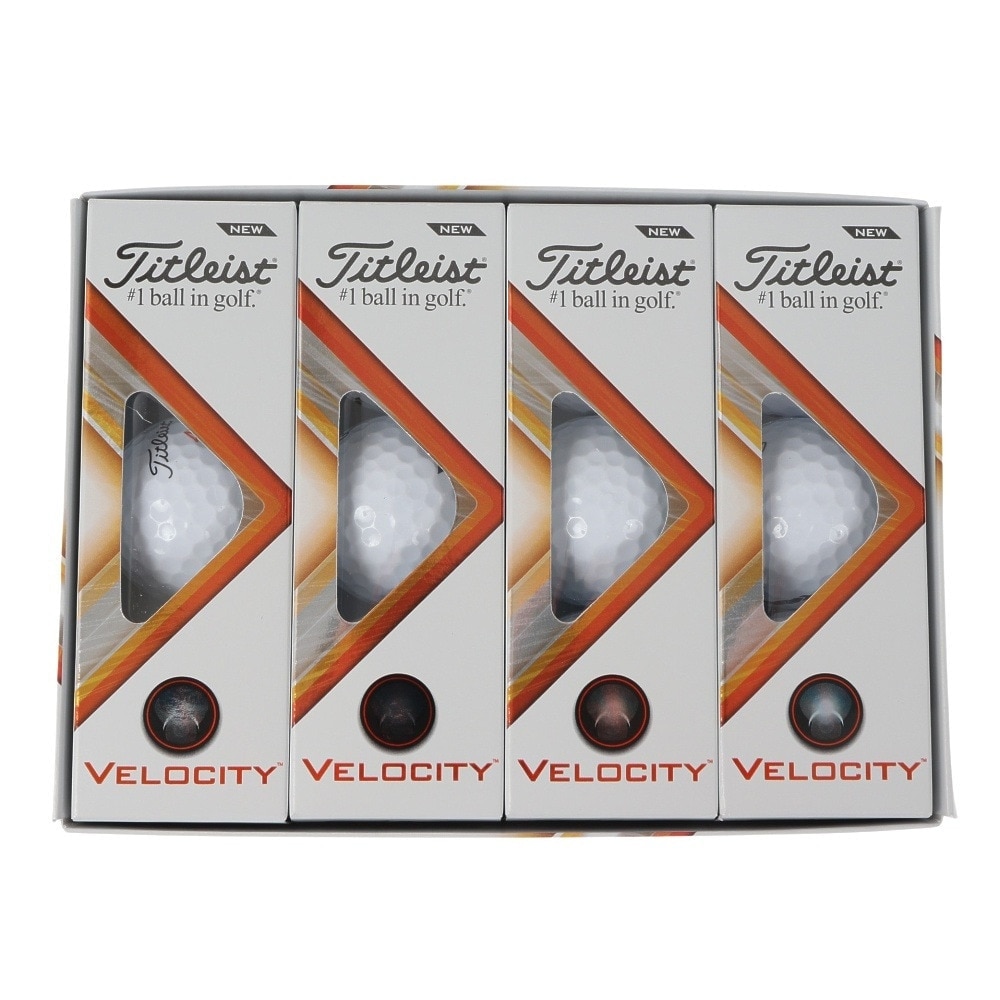 タイトリスト（TITLEIST）（メンズ）ゴルフボール VELOCITY 12個入り T8026S-J